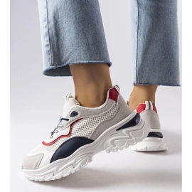 D/GMR White sneakers with a visible tread from Rosita 2