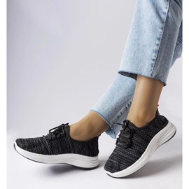 D/GMR Black fabric sneakers from Tommaso 2