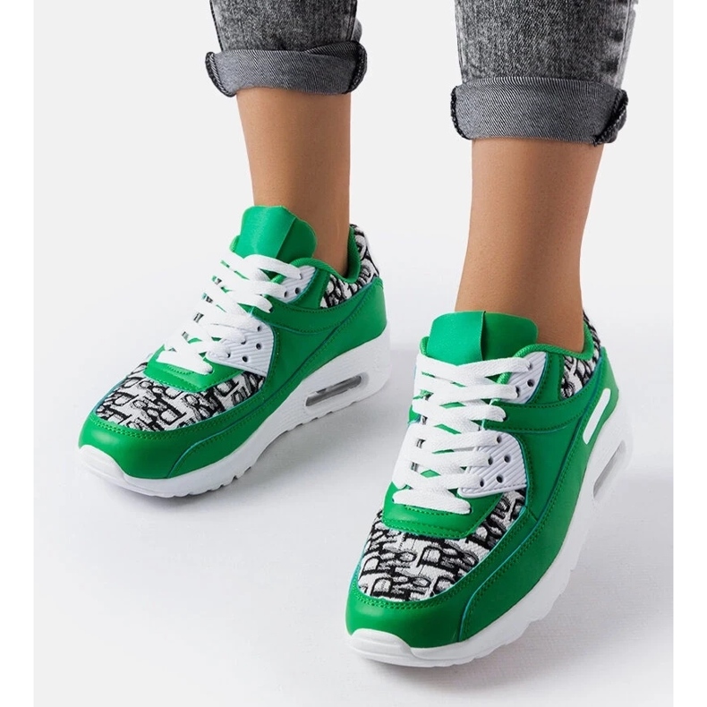 D/GMR Brattiro green sports sneakers 1