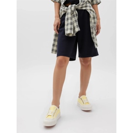 Yellow women's platform sneakers 1