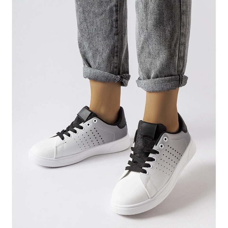 D/GMR Gordon ombre effect sneakers white 1