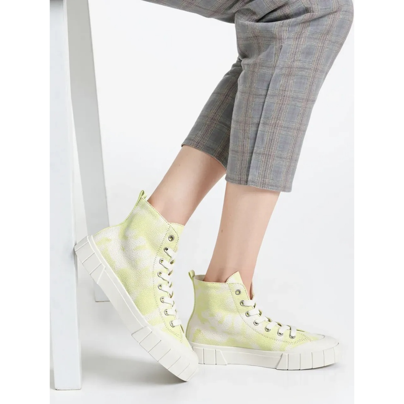 Women's Green sneakers 1