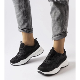 D/GMR Hollow black sports sneakers 2 D/GMR Hollow black sports sneakers 2