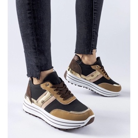 D/GMR Brown Provinciale platform sneakers 1