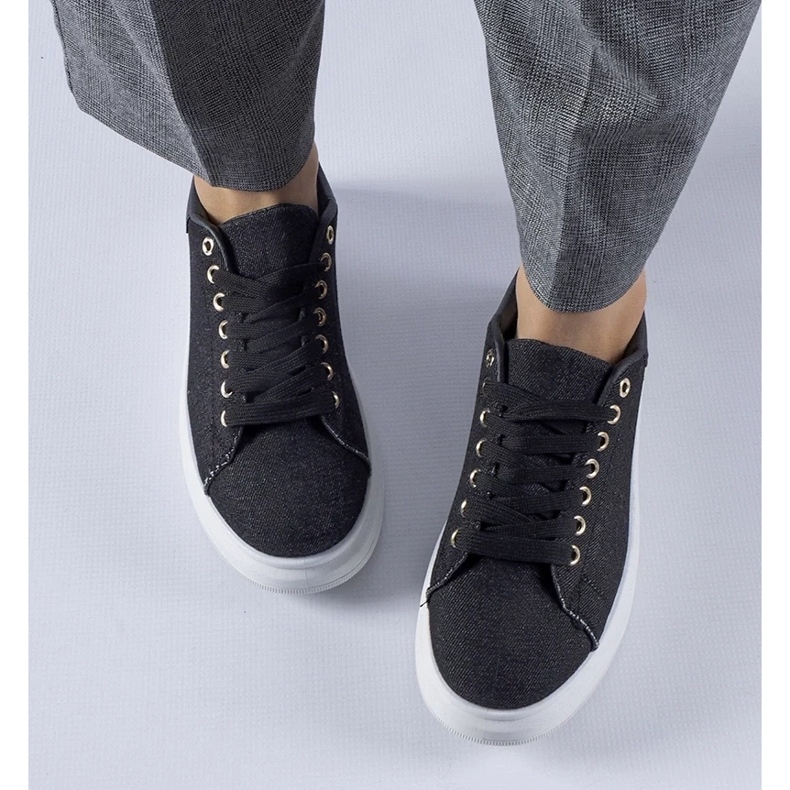 D/GMR Black Scuderlando platform sneakers 2