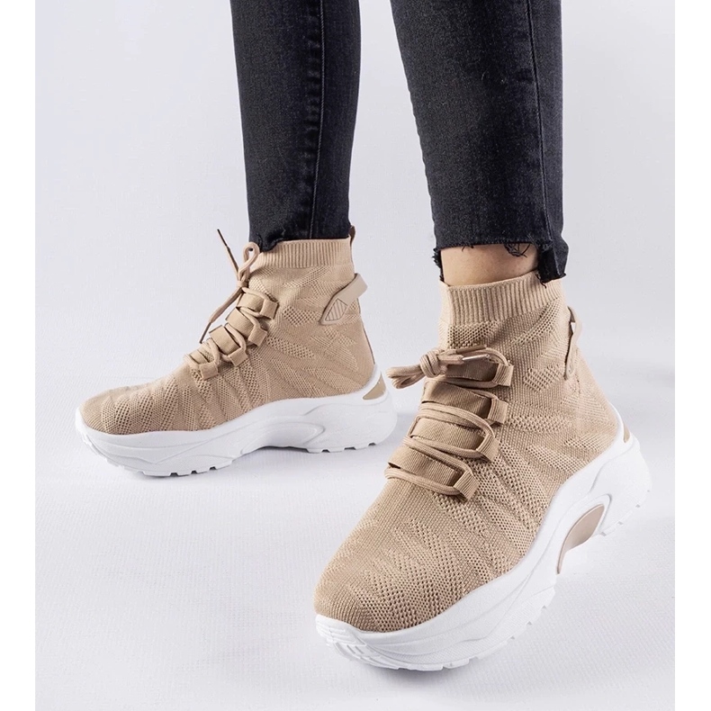 D/GMR Brown high-top Vigatto sneakers 1