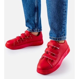 D/GMR Red sneakers with Velcro fastening from Paré 2