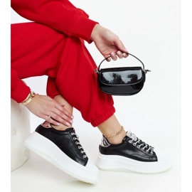 D/GMR Black platform sneakers Goe NN2N4034 2