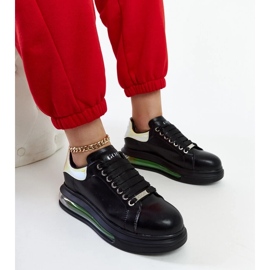 D/GMR Black sneakers on the Goe NN2N4030 platform 2