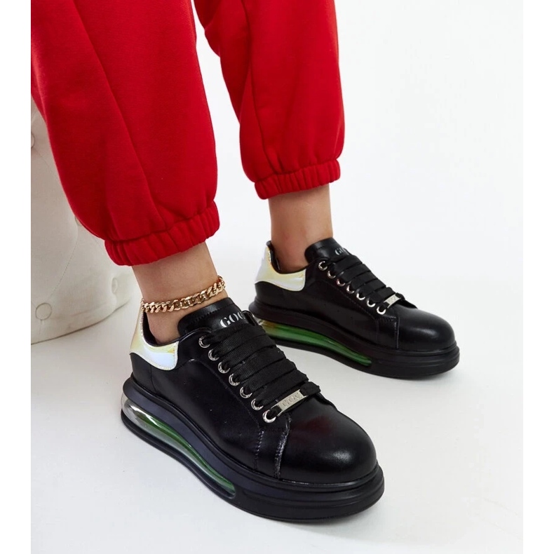 D/GMR Black sneakers on the Goe NN2N4030 platform 2