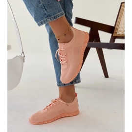 D/GMR Pink fabric sneakers by Erminio 2