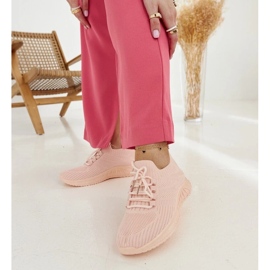 D/GMR Pink fabric sneakers by Ornella 1