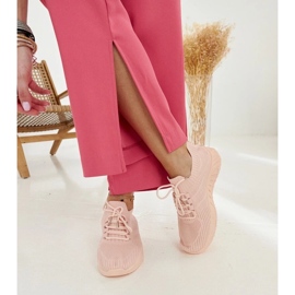 D/GMR Pink fabric sneakers by Ornella 2
