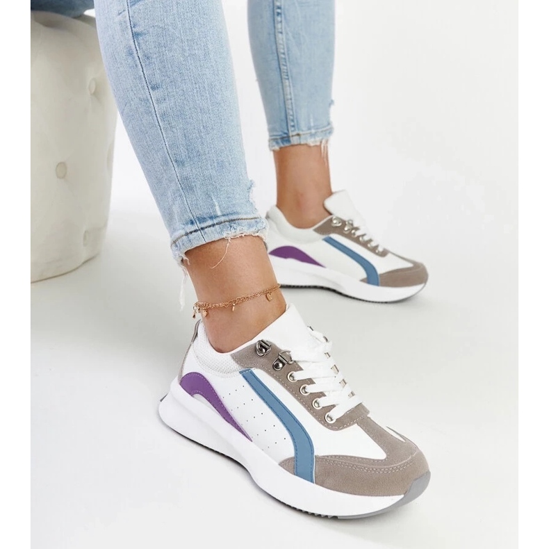 D/GMR Multicolored sneakers on the Taima platform 1