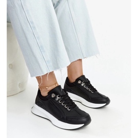 D/GMR Black Taima platform sneakers 2