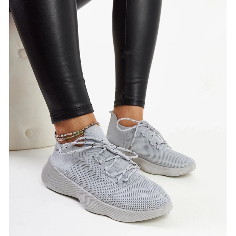 D/GMR Gray Roshni sports sneakers grey 1