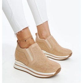 D/GMR Brown Cadelaria wedge sneakers 2
