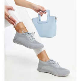 D/GMR Gray Zahira fabric sneakers grey 2
