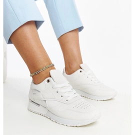 D/GMR Tasnim white snakeskin sneakers 2