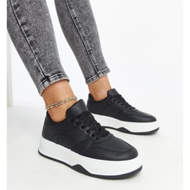 D/GMR Black sneakers with a thick Rafida sole 1