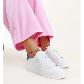 White and blue Akila sneakers 2