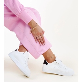 White and black Akila sneakers 1