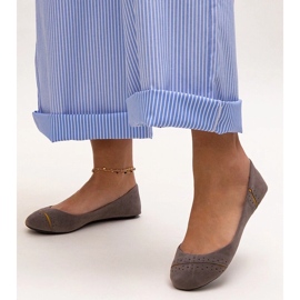 Gray classic Dorris ballet flats grey 2