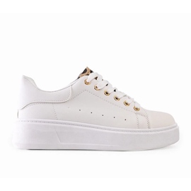 D/CEO White sneakers with eye-catching Asmait decoration 2