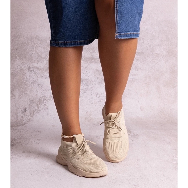 D/CEO Beige fabric sneakers Madi 1 D/CEO Beige fabric sneakers Madi 1