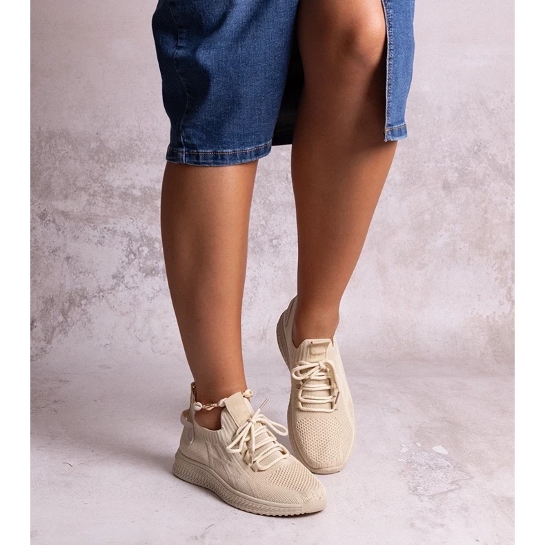 D/CEO Beige Khitam sports sneakers 1 D/CEO Beige Khitam sports sneakers 1