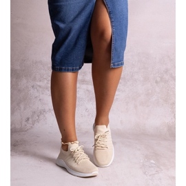 D/CEO Beige sports sneakers Muaza 1