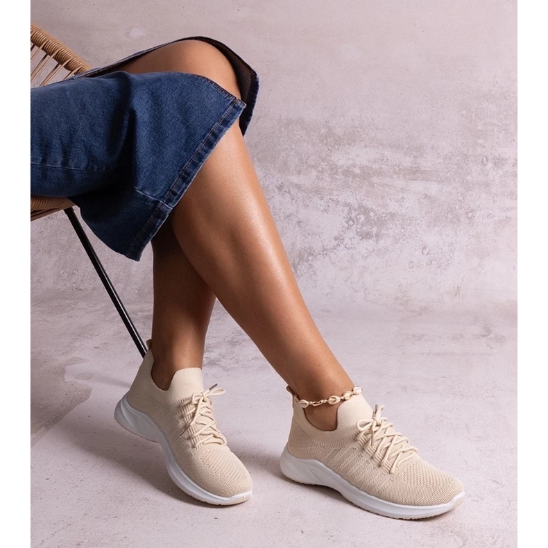 D/CEO Beige sports sneakers Muaza 2