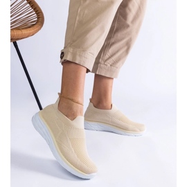 D/CEO Beige sliding aquilina sports sneakers 2