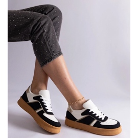 D/CEO Black lace-up sneakers with the Felicita platform 1 D/CEO Black lace-up sneakers with the Felicita platform 1