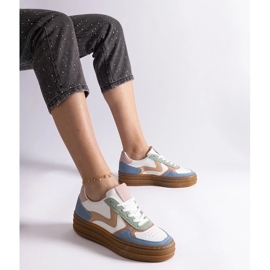D/CEO Blue sneakers with a Quica rubber sole 1
