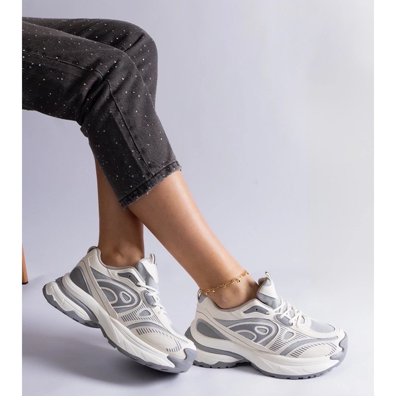 D/CEO Gray women's sports sneakers by Limon grey 2