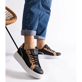 D/CEO Black Benedetta women's sports sneakers 2