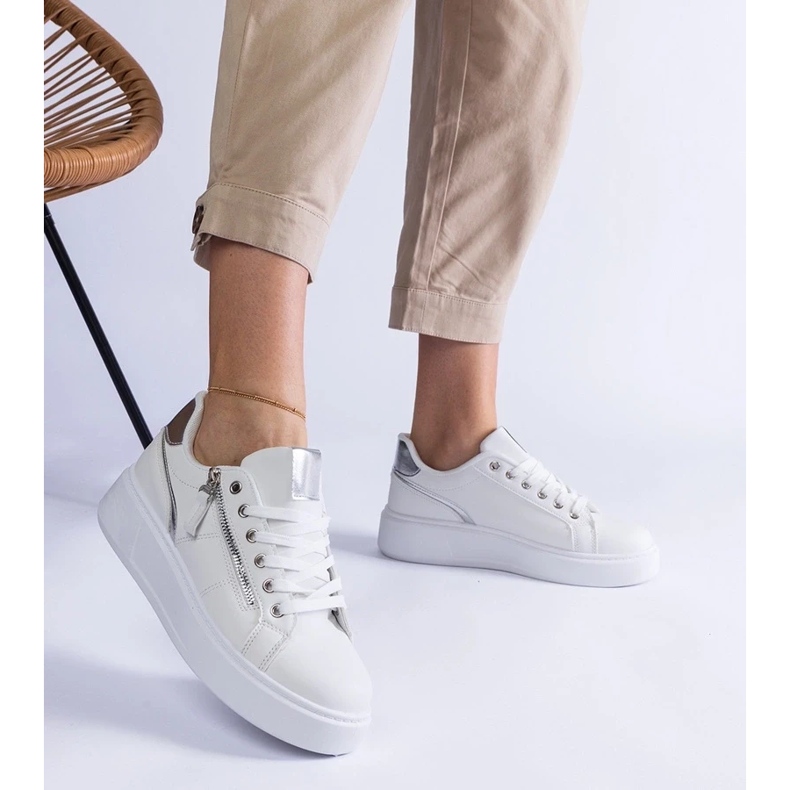 D/CEO Benedetta white sports sneakers 2