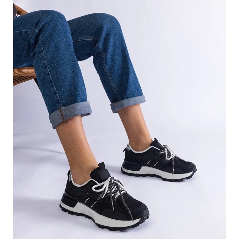 D/CEO Black sports women's sneakers adali 1 D/CEO Black sports women's sneakers adali 1