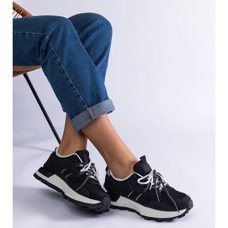 D/CEO Black sports women's sneakers adali 2 D/CEO Black sports women's sneakers adali 2