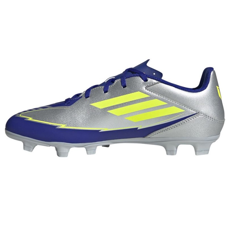 Adidas F50 Club FG/Mg IH0916 Silver-Blue shoes 1