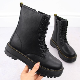 Women's News Eve455 Black Boots 1