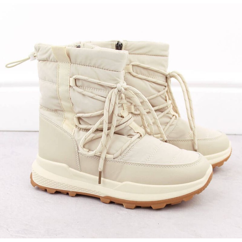 Women's snow boots Potocki wol274 beige 1