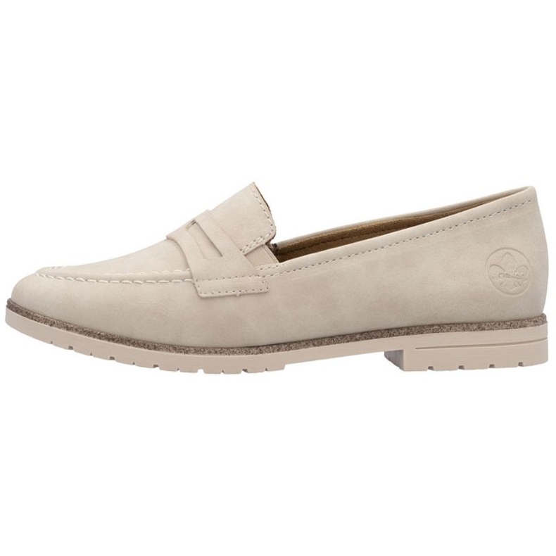 Women's loafers Rieker 45300-62 beige 1 Women's loafers Rieker 45300-62 beige 1