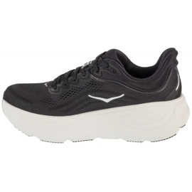 Hoka m bondi running shoes 9 1162011-bwht black 1