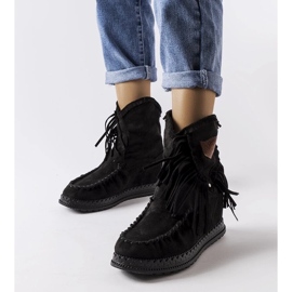 D/CEO Black wedge boots from Giudice 2