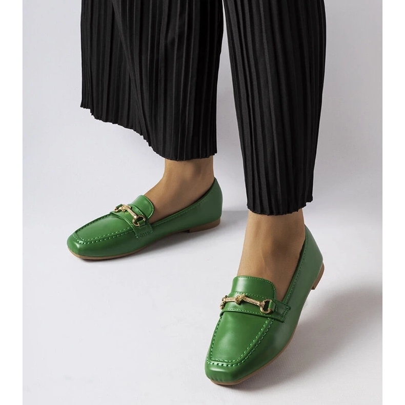 D/CEO Green decorative loafers from Docherty 1
