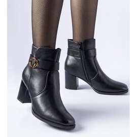 D/CEO Black insulated Muscoline ankle boots 2