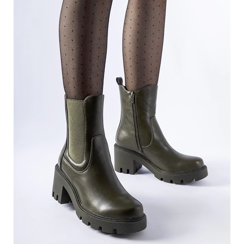 D/CEO Dark green Hattiesburg ankle boots 2 D/CEO Dark green Hattiesburg ankle boots 2