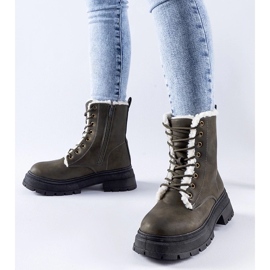 D/CEO Green insulated boots from Tadasuni 1